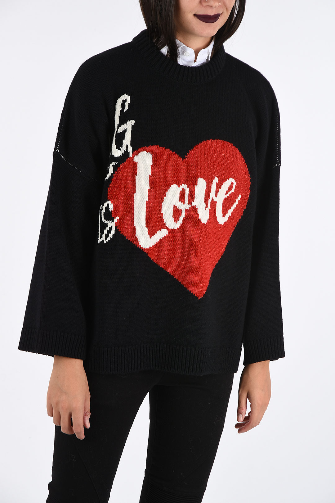 crew-neck sweater women - Glamood Outlet
